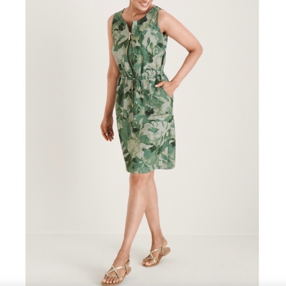 NWT Chico's Zenergy Chic360 Printed Dress Size 4 US Size 20